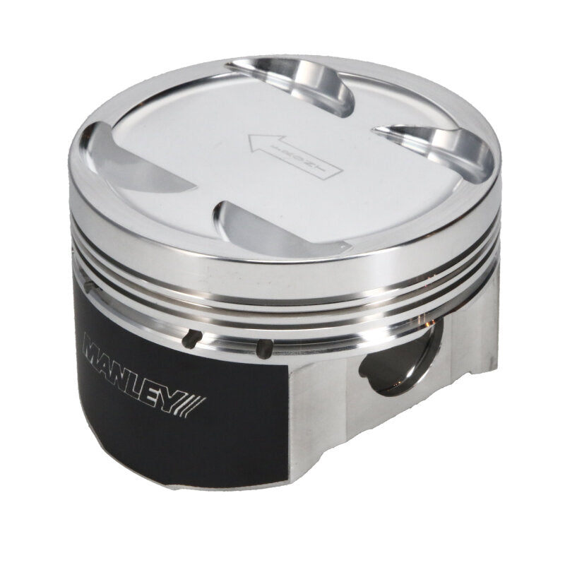 Manley Mitsubishi 4G63 Forged Dish Piston Set - 85.50mm Bore 10.50:1-thumbmail-4