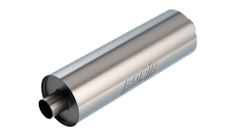 Borla Specialty Muffler 2.75in Center In/Out 7.75in Dia. 24in Body 29in OAL Touring Un-Notched-thumbmail-1