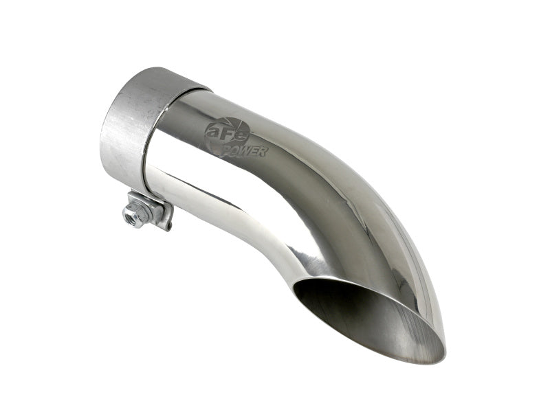 aFe MACH Force-Xp 304 Stainless Steel Clamp-on 2.5in Exhaust Tip - Polished-thumbmail-1
