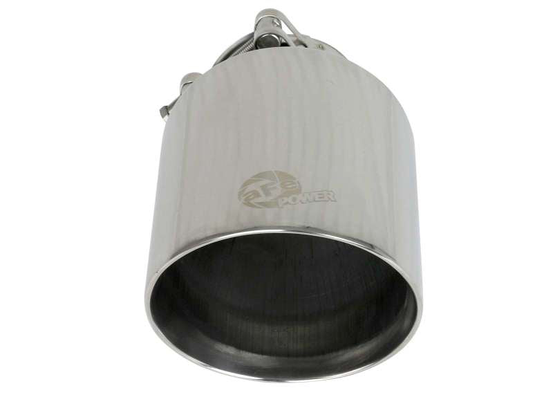 aFe MACH Force-Xp 2-1/2in 304 SS Clamp-On Exhaust Tip 2.5in In / 4.5in Out / 7in.L - Polished-thumbmail-4