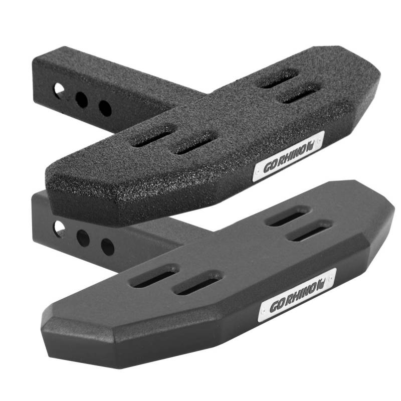 Go Rhino RB30 Slim Hitch Step - 17in. Long / Universal (Fits 2in. Receivers) - Bedliner Coating-thumbmail-2
