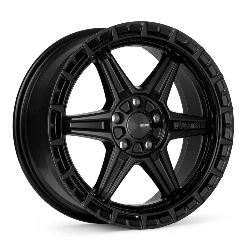 Enkei Trail-Finder OVL 17x7.5 / 5x114.3 BP / ET35 / 72.6mm Bore - Matte Black Wheel-thumbmail-2