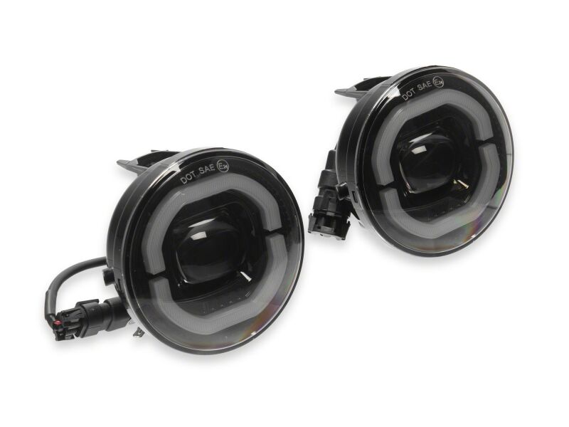 Raxiom 05-11 Toyota Tacoma LED Halo Fog Lights- Amber-thumbmail-4