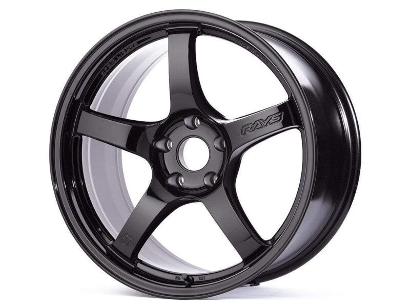 Gram Lights 57CR 18x9.5 +38 5-114.3 Glass Black Wheel (Min Order Qty Of 20)-thumbmail-1