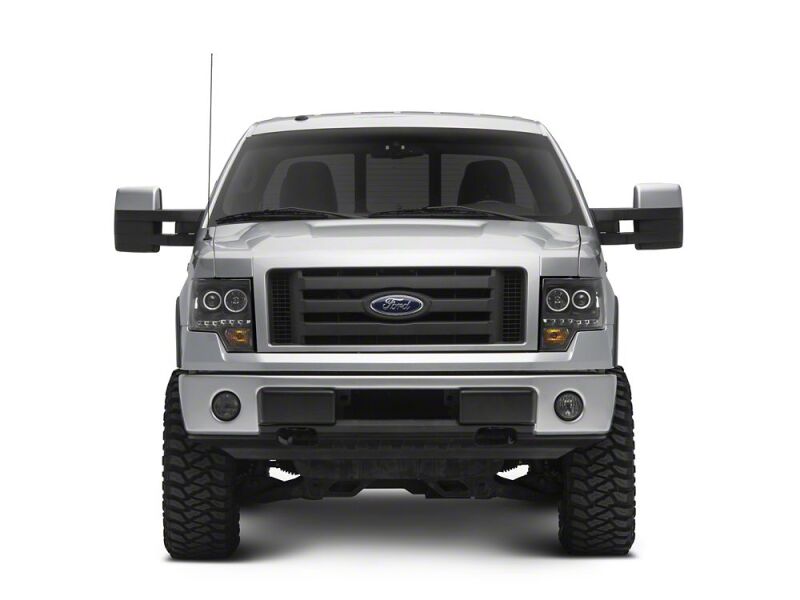 Raxiom 09-14 Ford F-150 G2 Super White LED Halo Projector Headlights- Black Housing- Clear Lens-thumbmail-7