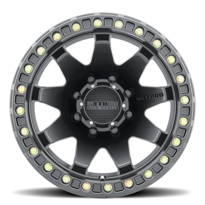 Method MR108 17x9 -44mm Offset 8x170 130.81mm CB Matte Black w/BH-H24 Wheel-thumbmail-3
