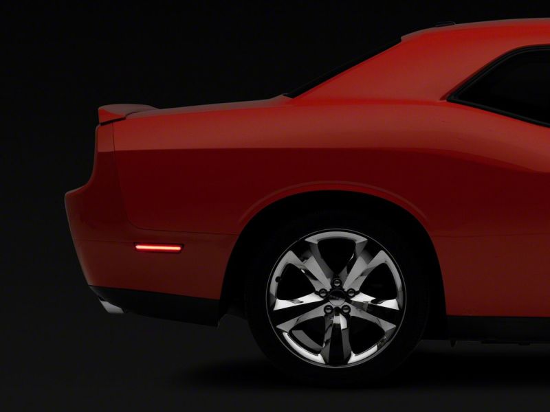 Raxiom 08-14 Dodge Challenger 11-14 Dodge Charger Axial Series LED Rear Side Marker Lights- Smoked-thumbmail-7