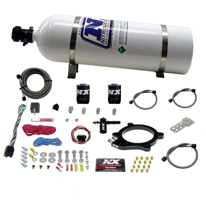 Nitrous Express LT4 Supercharged 6.2L Corvette, Camaro, CTS-V, GM, LT4, Plate System w/ 15lb Bottle