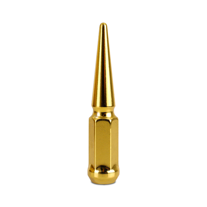 Mishimoto Mishimoto Steel Spiked Lug Nuts M14 x 1.5 24pc Set Gold-thumbmail-4