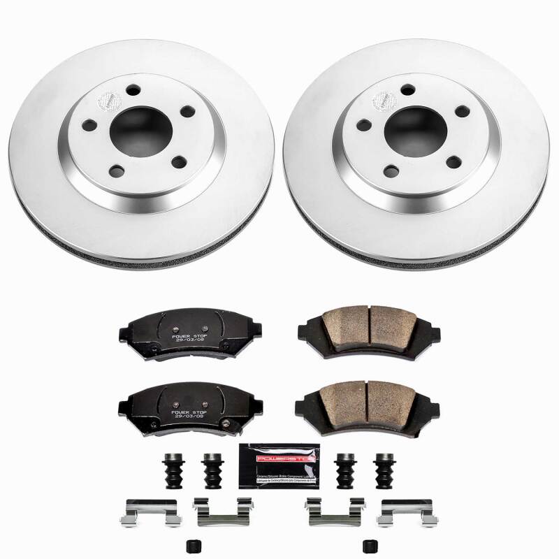 Power Stop 2005 Buick LeSabre Front Z23 Coated Brake Kit-thumbmail-1