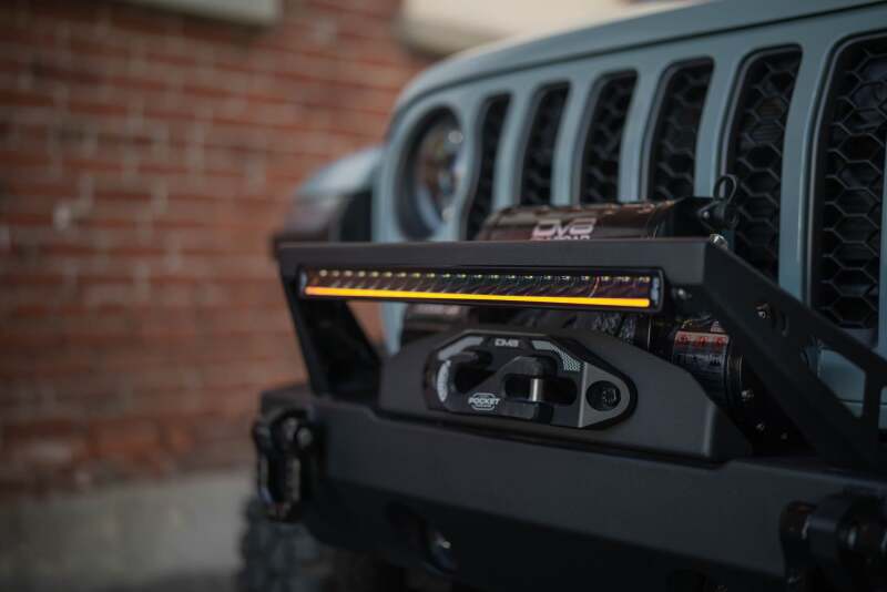 DV8 Offroad 20in Halo Elite Single Row Light Bar with Accent Light - White/Amber-thumbmail-14