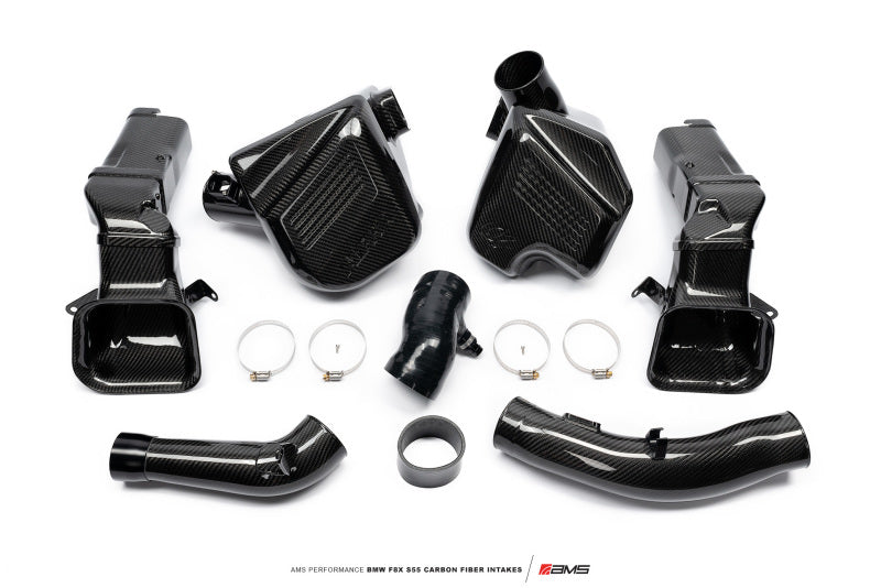 AMS Performance 15-18 BMW M3 / 15-20 BMW M4 w/ S55 3.0L Turbo Engine Carbon Fiber Intake-thumbmail-15
