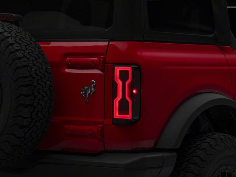 Raxiom 21-26 Ford Bronco Axial Series LED Tail Lights- Black Housing- Smoked Lens-thumbmail-1