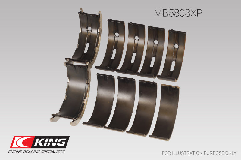 King Engine Bearings BMW S65B40A (Size +0.25mm) Main Bearing Set-thumbmail-1