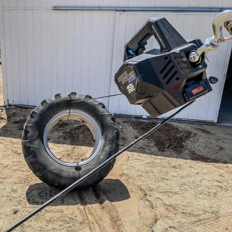 Superwinch Hand Hauler 1000 Winch 24 VDC 1000 lbs Line Pull Soft Shackle Rope End Safely-thumbmail-8
