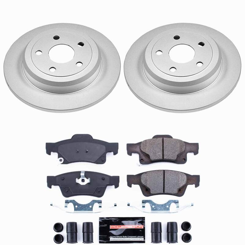 Power Stop 11-20 Dodge Durango Rear Z23 Coated Brake Kit-thumbmail-1