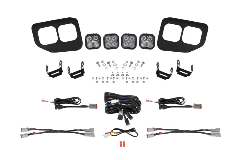 Diode Dynamics 20-22 Ford F-250/F-35/F-450/F-550 Super Duty SS3 Fog Pocket Kit-thumbmail-1