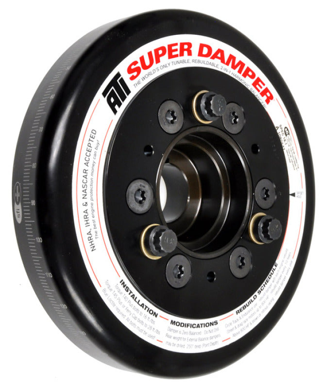 ATI Damper - 6.325in - Alum - Nissan - L16 18 20 - 3 Ring-thumbmail-1