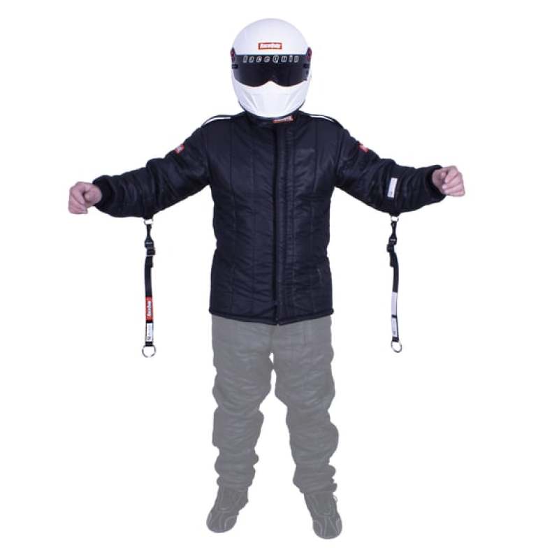RaceQuip SFI-15 Jacket Black Extra Large-thumbmail-1