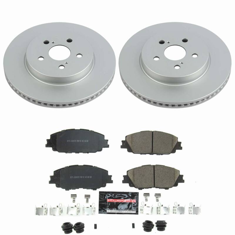 Power Stop 19-26 Toyota Corolla Front Z23 Coated Brake Kit-thumbmail-1