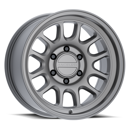 Raceline 958T Rogue 17x8in / 5x108 BP / 30mm Offset / 72.62mm Bore - Titanium Wheel