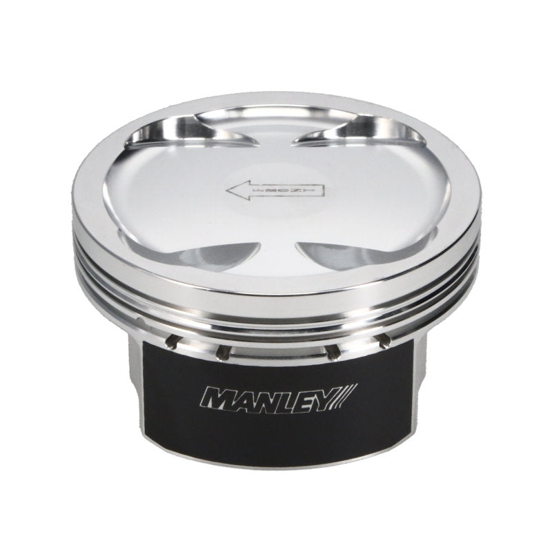 Manley 04+ Subaru WRX STi (EJ257) 83mm Stroker 99.5mm STD Bore 9.8:1 Dish Piston Set with Rings-thumbmail-7