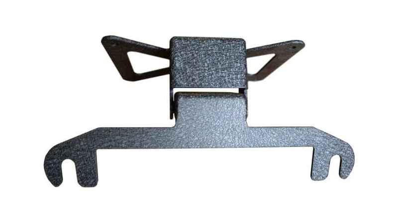 Fishbone Offroad 2018+ Jeep Wrangler JL - Black Aluminum Hawse Fairlead License Plate Mount-thumbmail-1