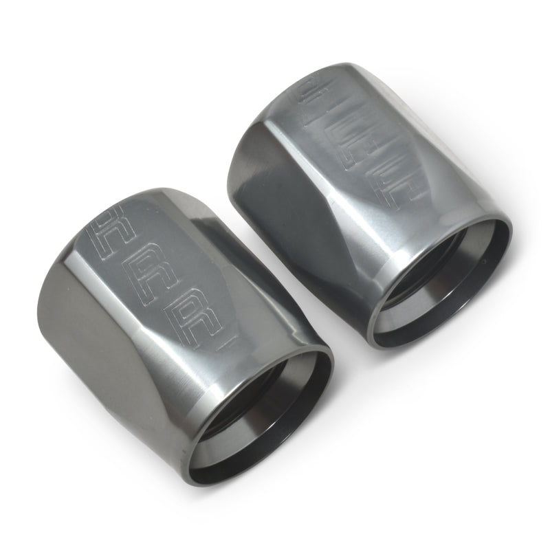 Russell Hose End Socket -8 AN Polished & Gray Anodized (2 Pack)-thumbmail-6