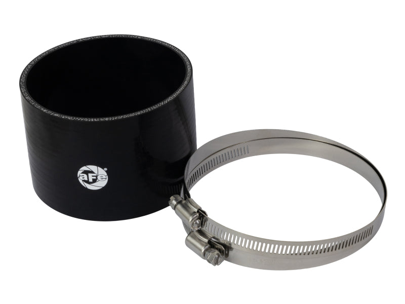 aFe POWER Universal Products Coupler Kit 4in ID x 3in L - Black-thumbmail-1
