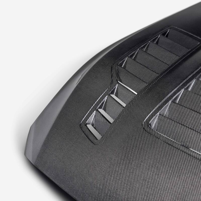 Anderson Composites 2024 Ford Mustang Type-GT4 Double-Sided Carbon Fiber Hood-thumbmail-5