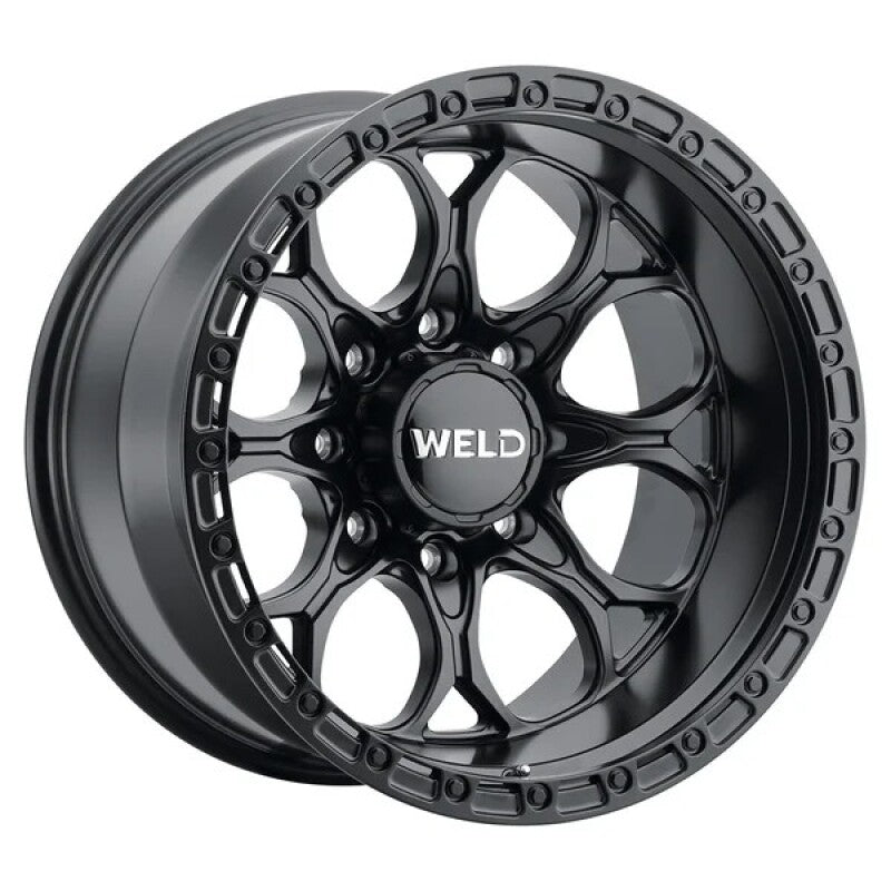 Weld Off-Road 20x9 / BP 8x165.1 / ET 00 / BS 5.00 / Ledge 8 Wheels Satin Black / Black Ring 125.1-thumbmail-1