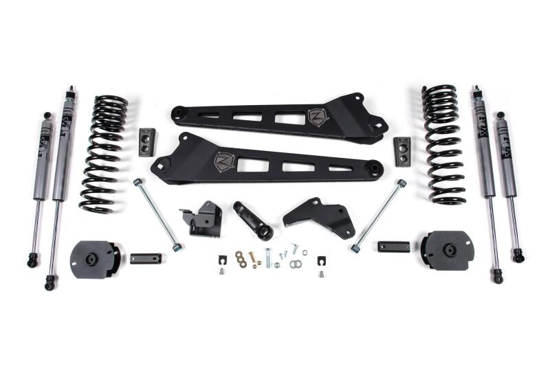 Zone Offroad 14-18 Ram 2500 4in Replacement Radius Arm Lift Kit w/ Fox 2.0 Adv. Shocks-thumbmail-1
