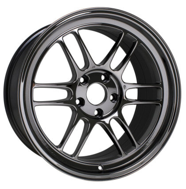 nkei RPF1 15x7 4x100 35mm Offset 73mm Bore Black Chrome Wheel Miata 4-Lug / 02-06 Mini