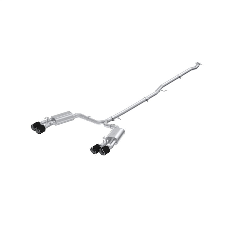 MBRP 21-23 Hyundai Sonata N Line 2.5L Turbo T304SS 2.5in Cat-Back w/ Carbon Fiber Quad Tips-thumbmail-1