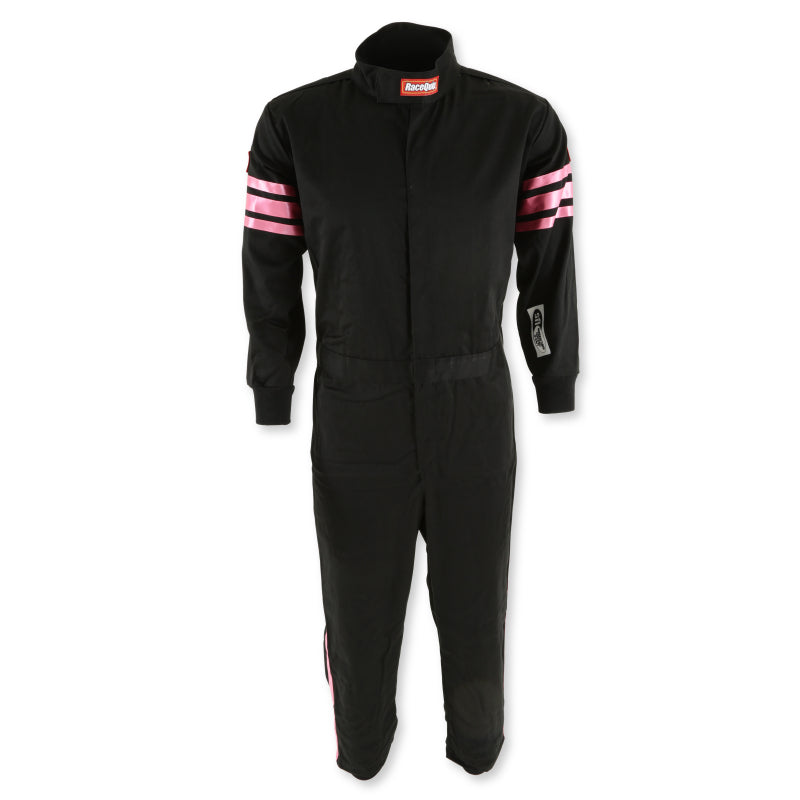 RaceQuip Pink Trim SFI-1 JR. Suit - Kids XL