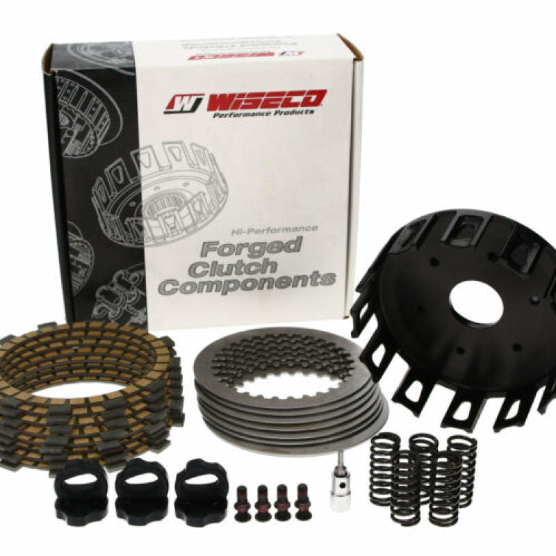 Wiseco Clutch Plate Kit - 8 Steel Clutch Basket-thumbmail-1