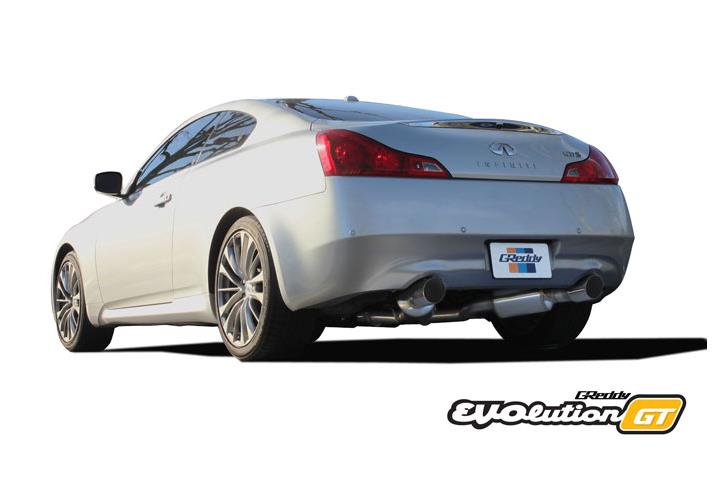 GReddy 07-14 Infiniti G37 Evolution (RWD ONLY) GT 304SS Cat-Back Exhaust-thumbmail-3