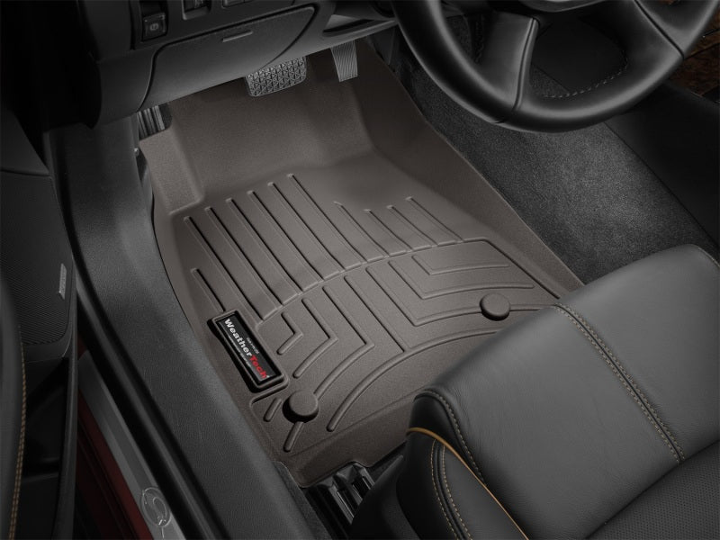 WeatherTech 2014+ Chevrolet Corvette Front FloorLiner - Cocoa-thumbmail-1