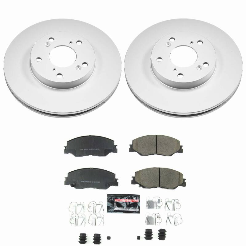 Power Stop 22-24 Honda Civic Front Z23 Coated Brake Kit-thumbmail-1
