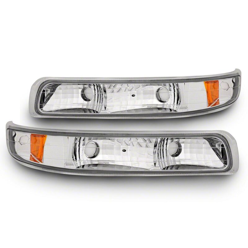 Raxiom 99-01 Chevrolet Silverado 1500 Axial Series Euro Turn Signal and Parking Lights- Chrome-thumbmail-1