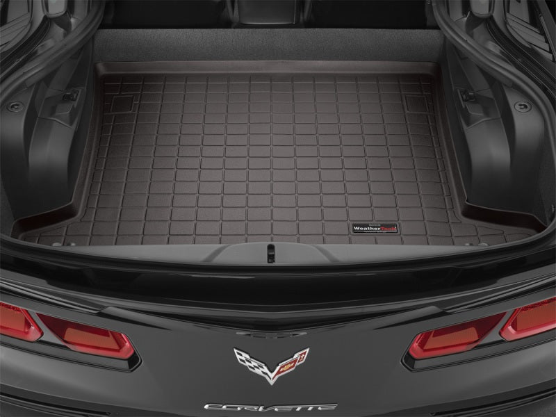 WeatherTech 14-19 Chevrolet Corvette Cargo Liners - Cocoa-thumbmail-3