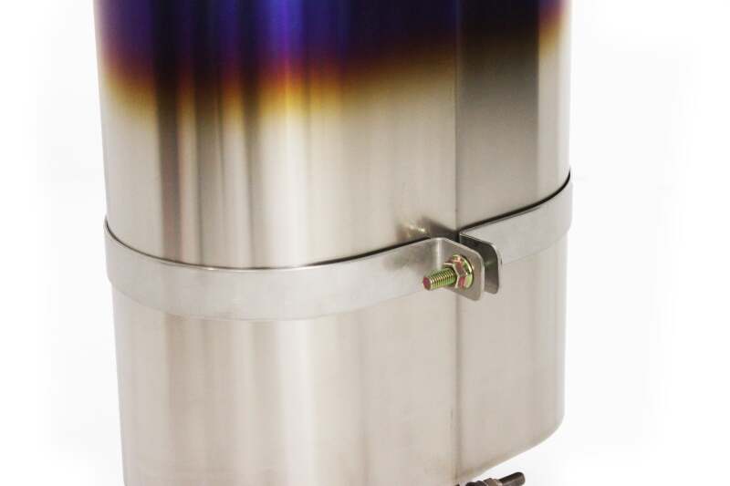 GReddy - Universal Titanium Oval Muffler 2.5in ID Muffler Inlet-thumbmail-7