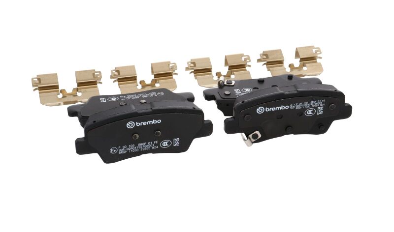 Brembo OE 21-22 Hyundai Accent/19-24 Nexo/2016 Sonata/2019 Sonata PRIME Low-Met Brake Pad - Rear-thumbmail-14
