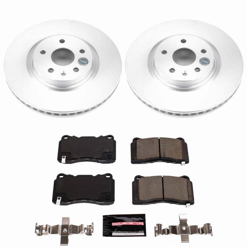 Power Stop 13-19 Cadillac XTS Front Z23 Coated Brake Kit-thumbmail-1