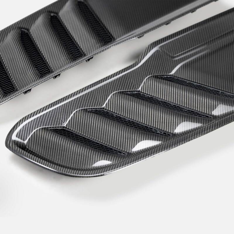 Anderson Composites 2021 Dodge RAM TRX Carbon Fiber Hood Vents - Type OE-thumbmail-5