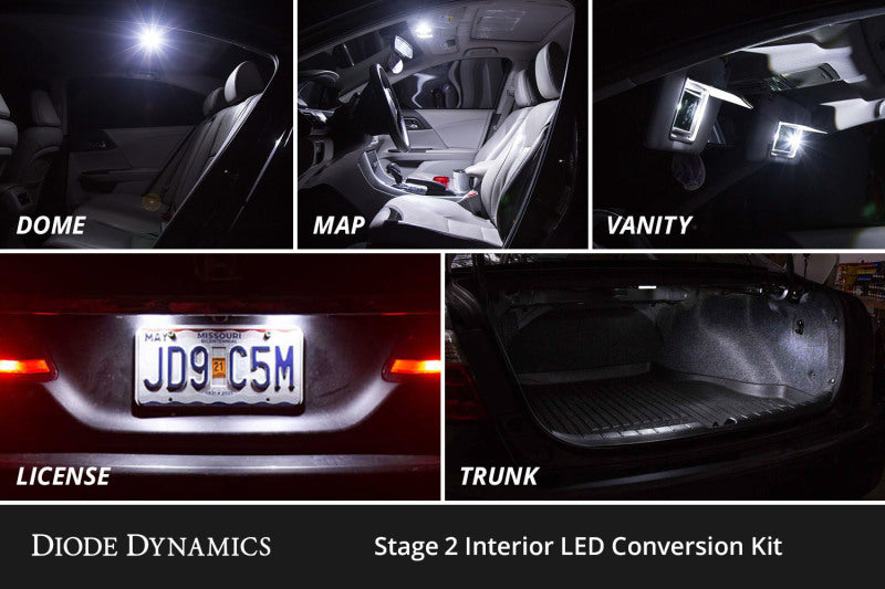 Diode Dynamics 12-17 Toyota Camry Interior LED Kit Cool White Stage 2-thumbmail-3