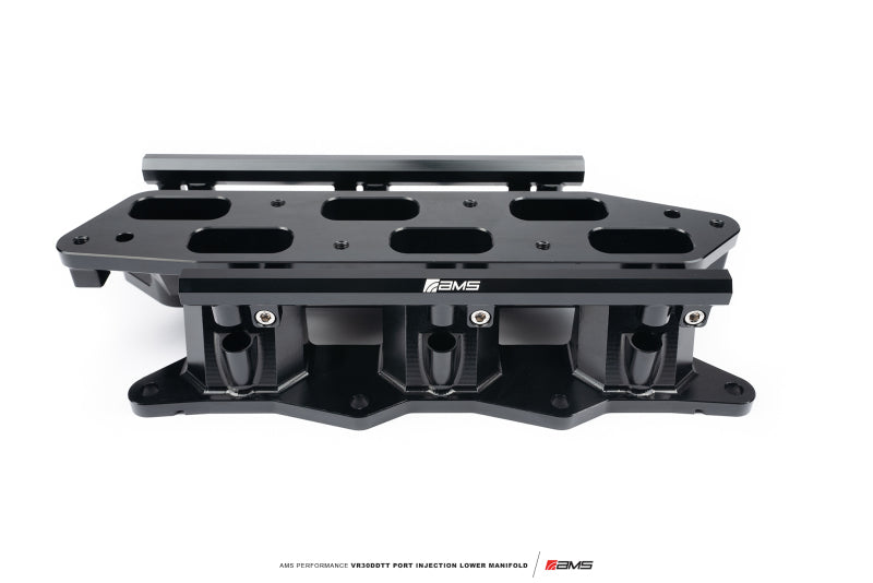 AMS Performance Infiniti Q50/Q60 Port Injection Lower Manifold - Black-thumbmail-8