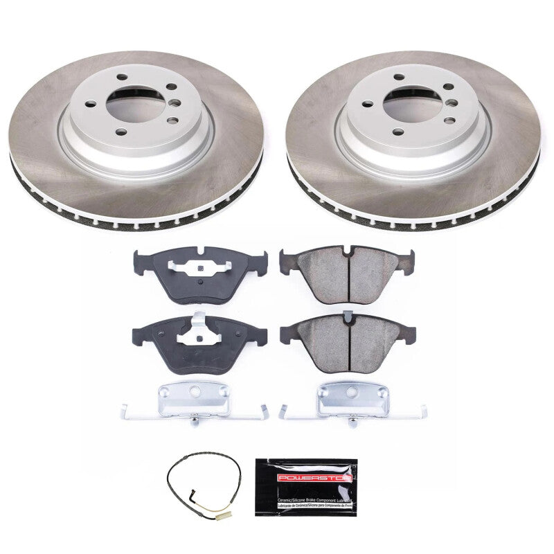 Power Stop 07-08 BMW 335xi Front Semi-Coated Rotor Kit-thumbmail-1