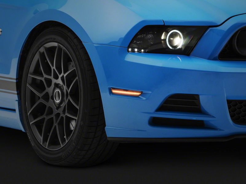 Raxiom10-14 Ford Mustang Axial Series LED Side and Quarter Marker Lights- Clear-thumbmail-10