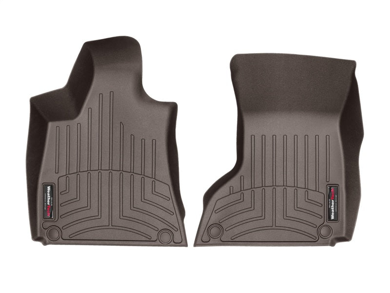 WeatherTech 2016+ Maserati Quattroporte Front FloorLiner - Cocoa (2 Grommet Style)-thumbmail-2